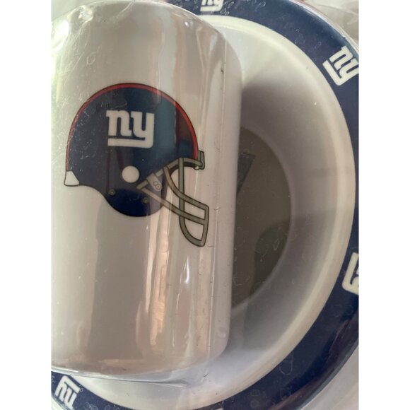 NFL New York Giants Little Sports 3-Piece Dinner Set For Kids - Picture 7 of 11